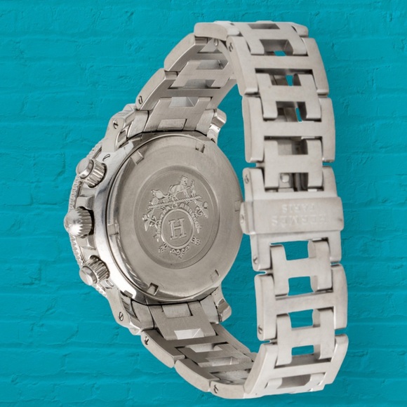 Authentic Hermes Clipper Watch with original Box - Picture 8 of 8